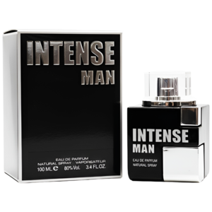 ادو پرفیوم اینتنس من از برند فراگرنس ورد (Fragrance World Intense Man EDP 100ml) اینتنس من مشکی